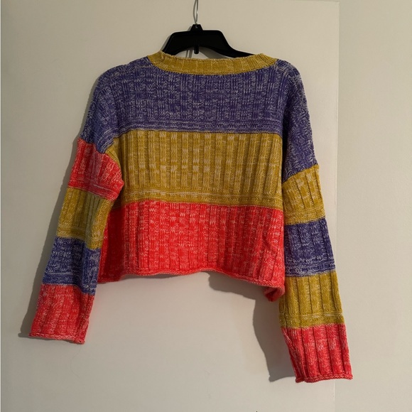 Color block striped sweater - Picture 2 of 5
